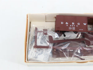 LOT of 7 HO Walthers Kits CMStP&P, D&RGW, TH&B, & SLSF 40' Wood Box Cars