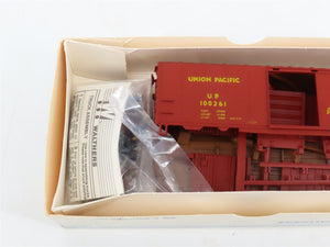 LOT of 6 HO Scale Walthers Kits UP, GN, ATSF & IC 40' PS-1 Steel Box Cars