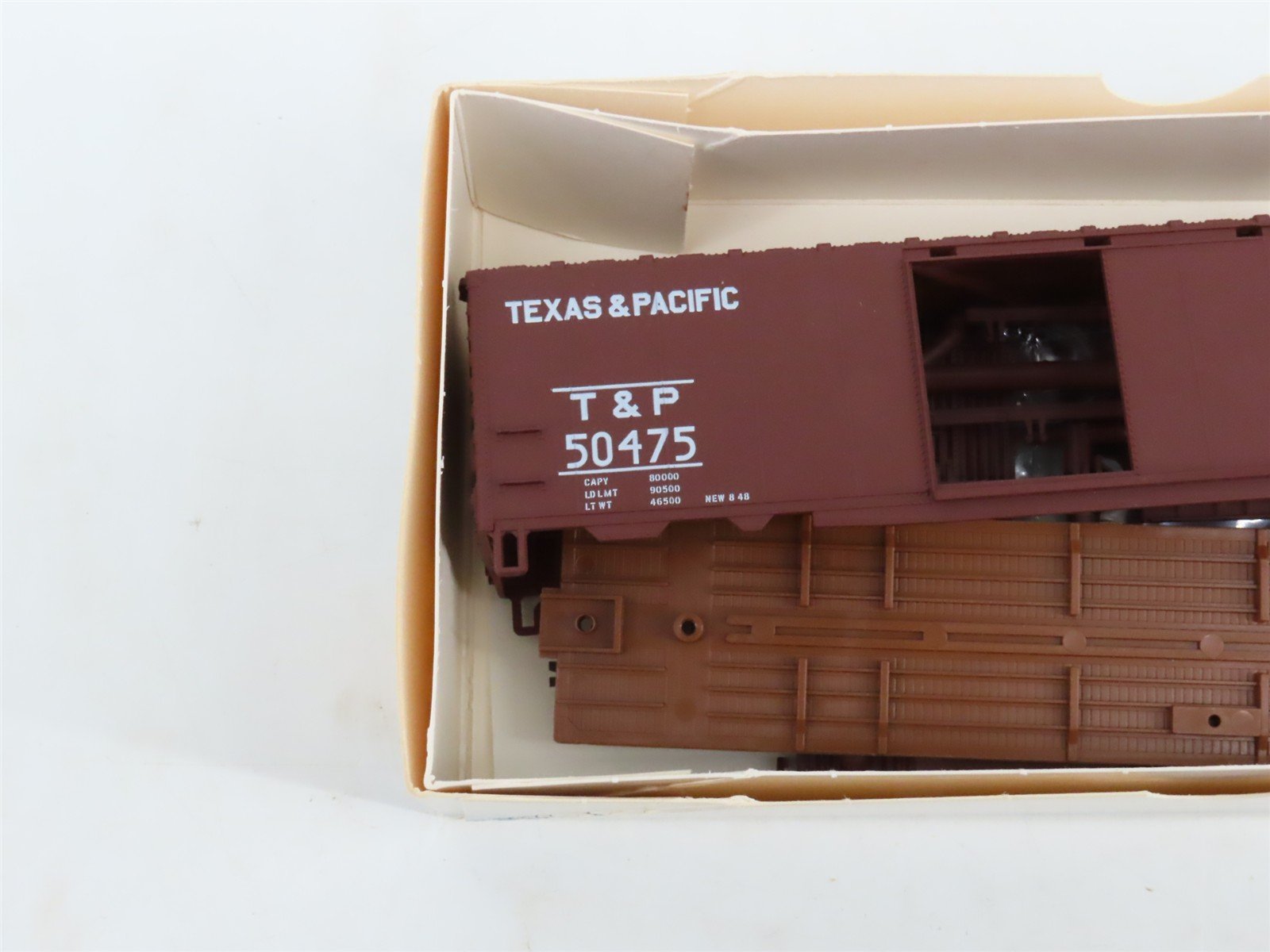 LOT of 6 HO Walthers Kits T&P, C&IM, DSS&A, B&O, AA & IC 40' PS-1 Steel Box Cars