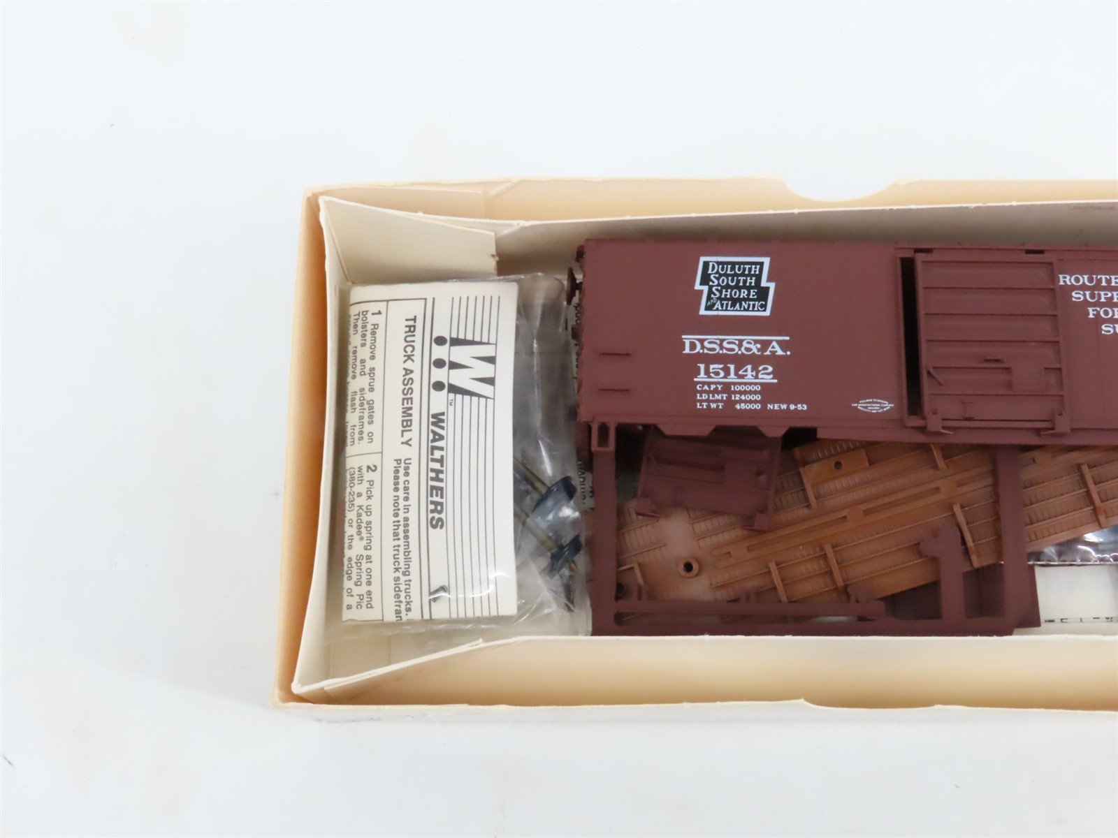 LOT of 6 HO Walthers Kits T&P, C&IM, DSS&A, B&O, AA & IC 40' PS-1 Steel Box Cars