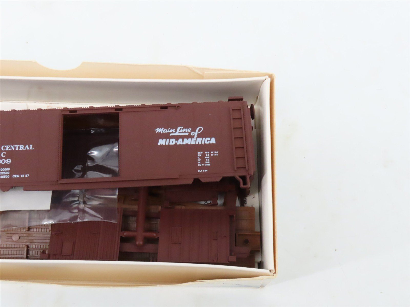 LOT of 6 HO Walthers Kits T&P, C&IM, DSS&A, B&O, AA & IC 40' PS-1 Steel Box Cars