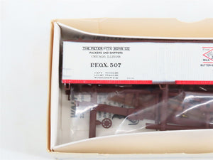 LOT of 5 HO Walthers Kits Coors, Berghoff, ATSF, NP, & PFOX 40' Wood Reefers