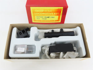 HOn3 Scale Roundhouse Kit 472 Undecorated Outside Frame 2-8-0 Steam Locomotive