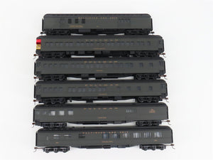 LOT of 6 HO Scale IHC Premier B&O Baltimore & Ohio Heavyweight Passenger Cars