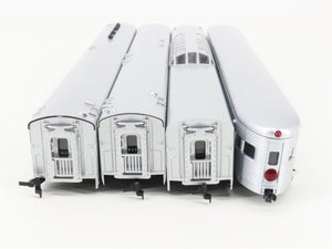 LOT of 4 HO Scale IHC Premier ATSF Santa Fe Corrugated Side Passenger Cars