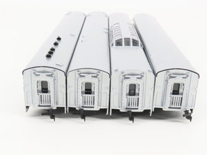 LOT of 4 HO Scale IHC Premier ATSF Santa Fe Corrugated Side Passenger Cars