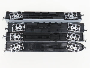 LOT of 4 HO Scale IHC Premier ATSF Santa Fe Corrugated Side Passenger Cars