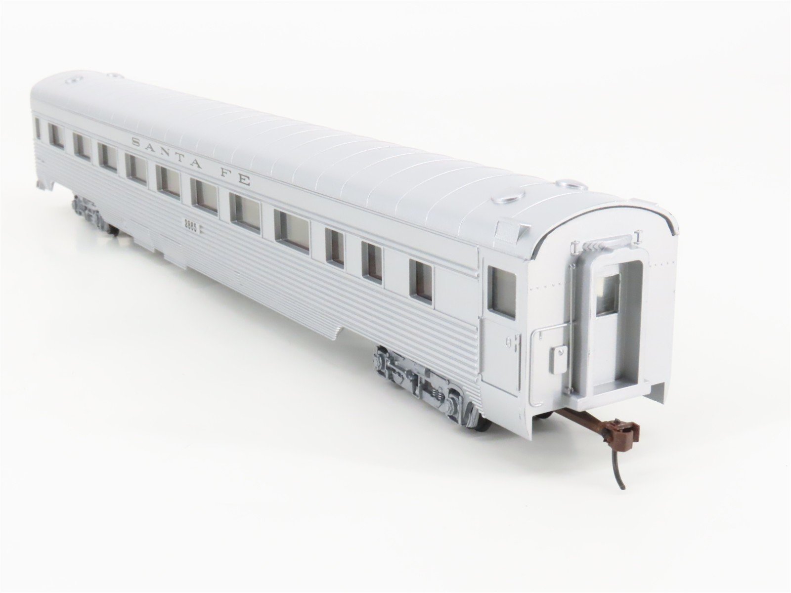 HO Con-Cor 0001-000702 ATSF Santa Fe Corrugated Side 85' Coach Passenger #2865