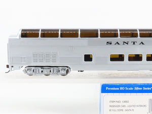 HO Scale Bachmann Silver 13002 ATSF Santa Fe 85' Full Dome Passenger Car #507