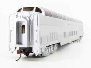 HO Scale Bachmann Silver 13002 ATSF Santa Fe 85' Full Dome Passenger Car #507