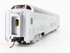 HO Scale Bachmann Silver 13002 ATSF Santa Fe 85' Full Dome Passenger Car #507