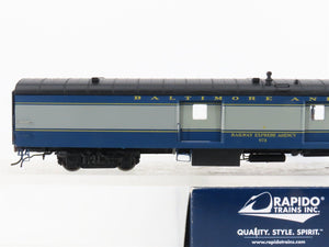 HO Scale Rapido 106114 B&O Baltimore & Ohio Baggage-Express Passenger Car #673