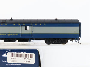 HO Scale Rapido 106112 B&O Baltimore & Ohio Baggage-Express Passenger Car #668