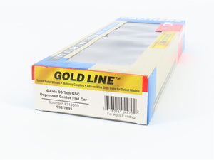 HO Scale Walthers Gold 932-7891 SOU Southern Depressed Center Flat Car #349009