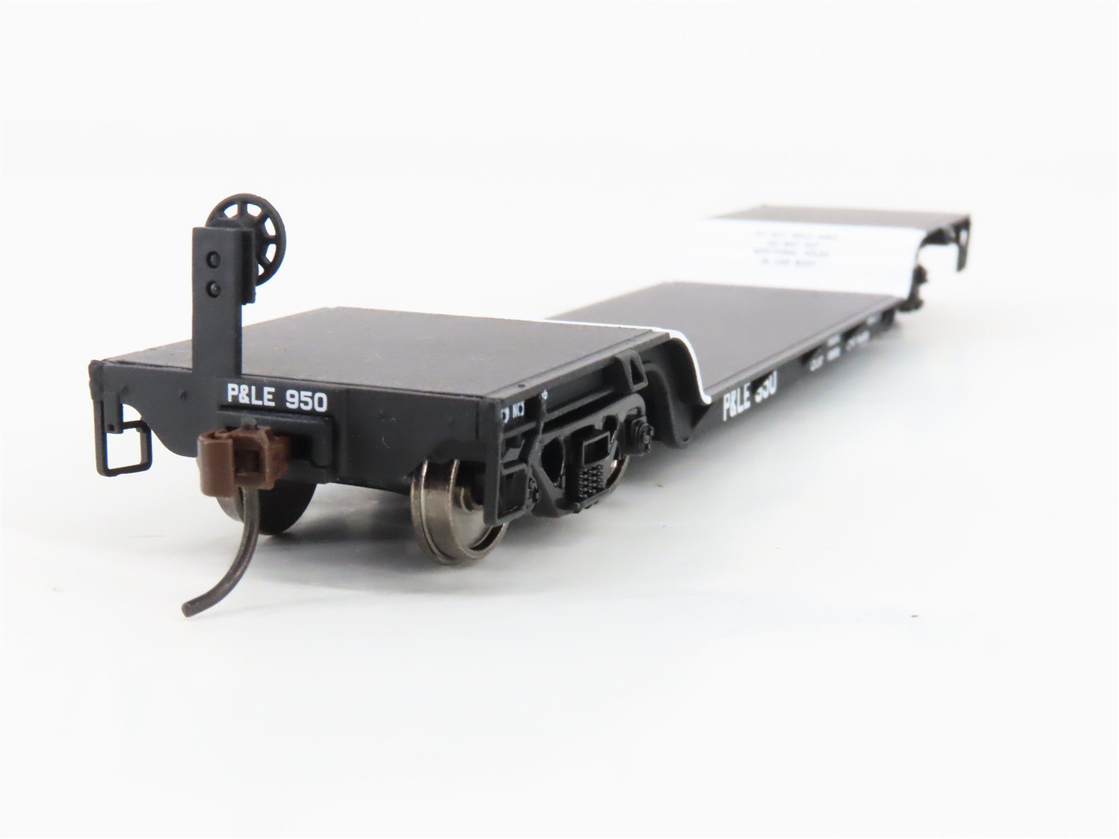 HO Scale Walthers Gold 932-7893 P&LE GSC 4-Axle Depressed Center Flat Car #950