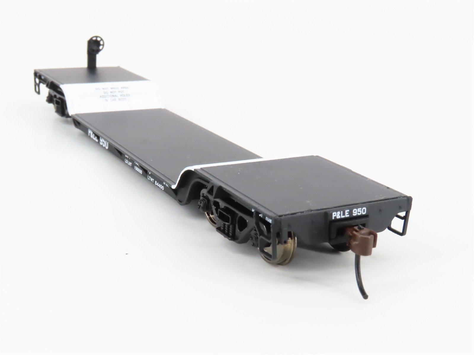 HO Scale Walthers Gold 932-7893 P&LE GSC 4-Axle Depressed Center Flat Car #950