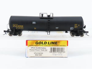 HO Scale Walthers Gold Line 932-7251 UTLX Funnel Flow Tank Car #641533
