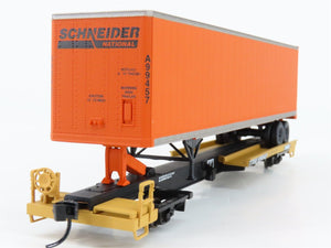 HO Walthers 932-39814 TTX Front Runner TOFC Flat Car #120042 w/Schneider Trailer
