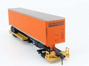 HO Walthers 932-39814 TTX Front Runner TOFC Flat Car #120042 w/Schneider Trailer