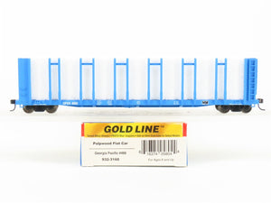 HO Scale Walthers Gold Line 932-3160 GPSX Georgia Pacific Pulpwood Flat Car #466
