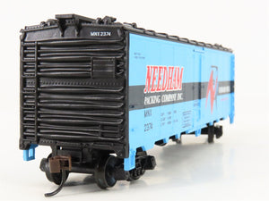 HO Scale Athearn 7125 MNX Needham Packing Flavorland Meat 40' Steel Reefer #2374