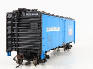 HO Scale Athearn 71314 URTX American Beef Packers 40' Steel Reefer #75546