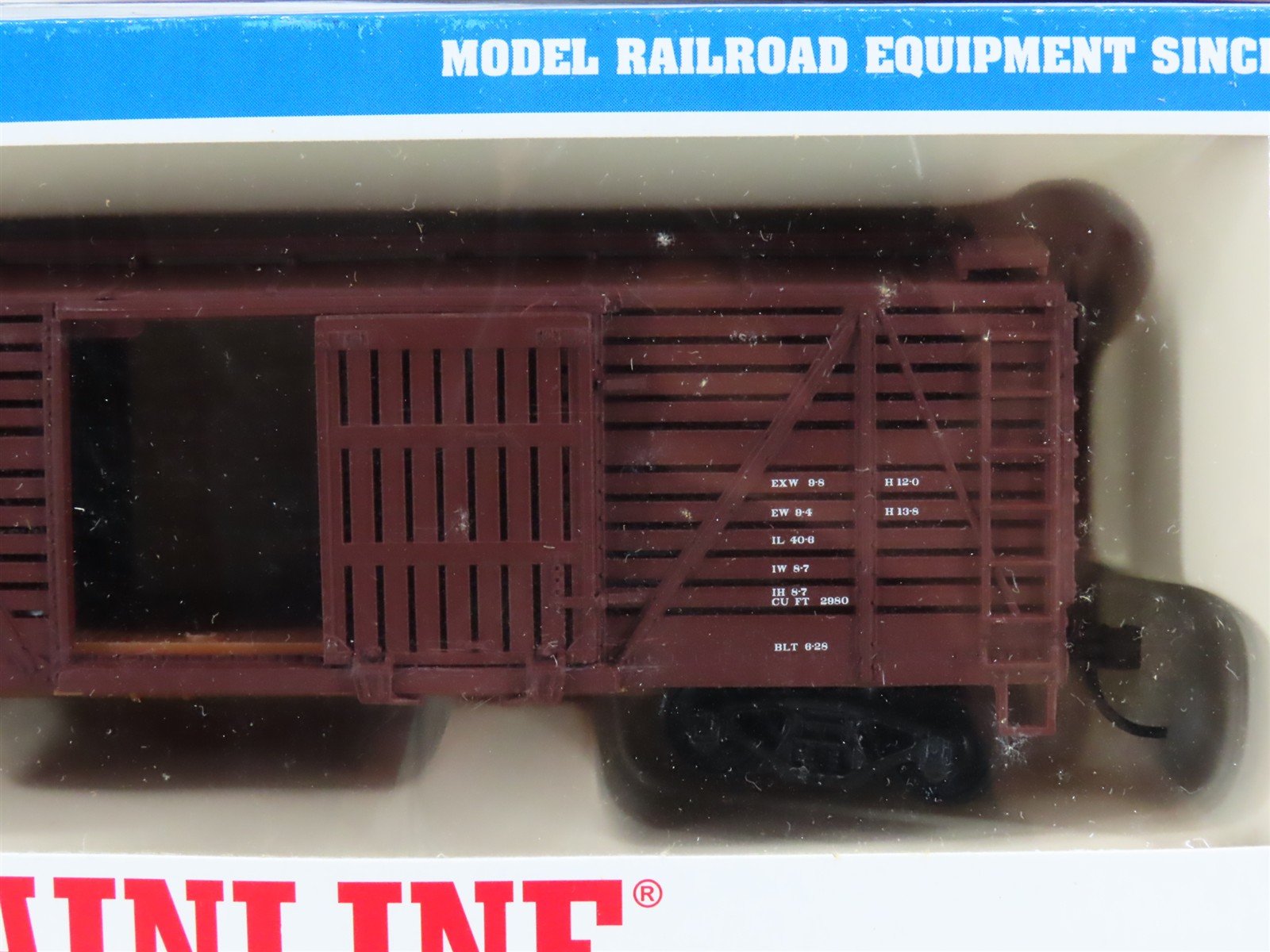 LOT of 3 HO Scale Walthers Trainline PRR, GN, & CP Box Cars & Stock Car