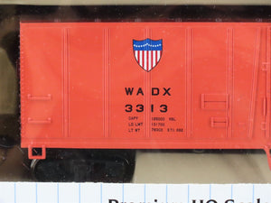 LOT of 4 HO Bachmann Silver WADX, EL, ATSF & GN Box Car & Covered Hoppers