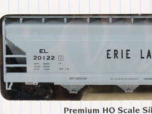 LOT of 4 HO Bachmann Silver WADX, EL, ATSF & GN Box Car & Covered Hoppers