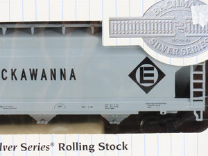 LOT of 4 HO Bachmann Silver WADX, EL, ATSF & GN Box Car & Covered Hoppers
