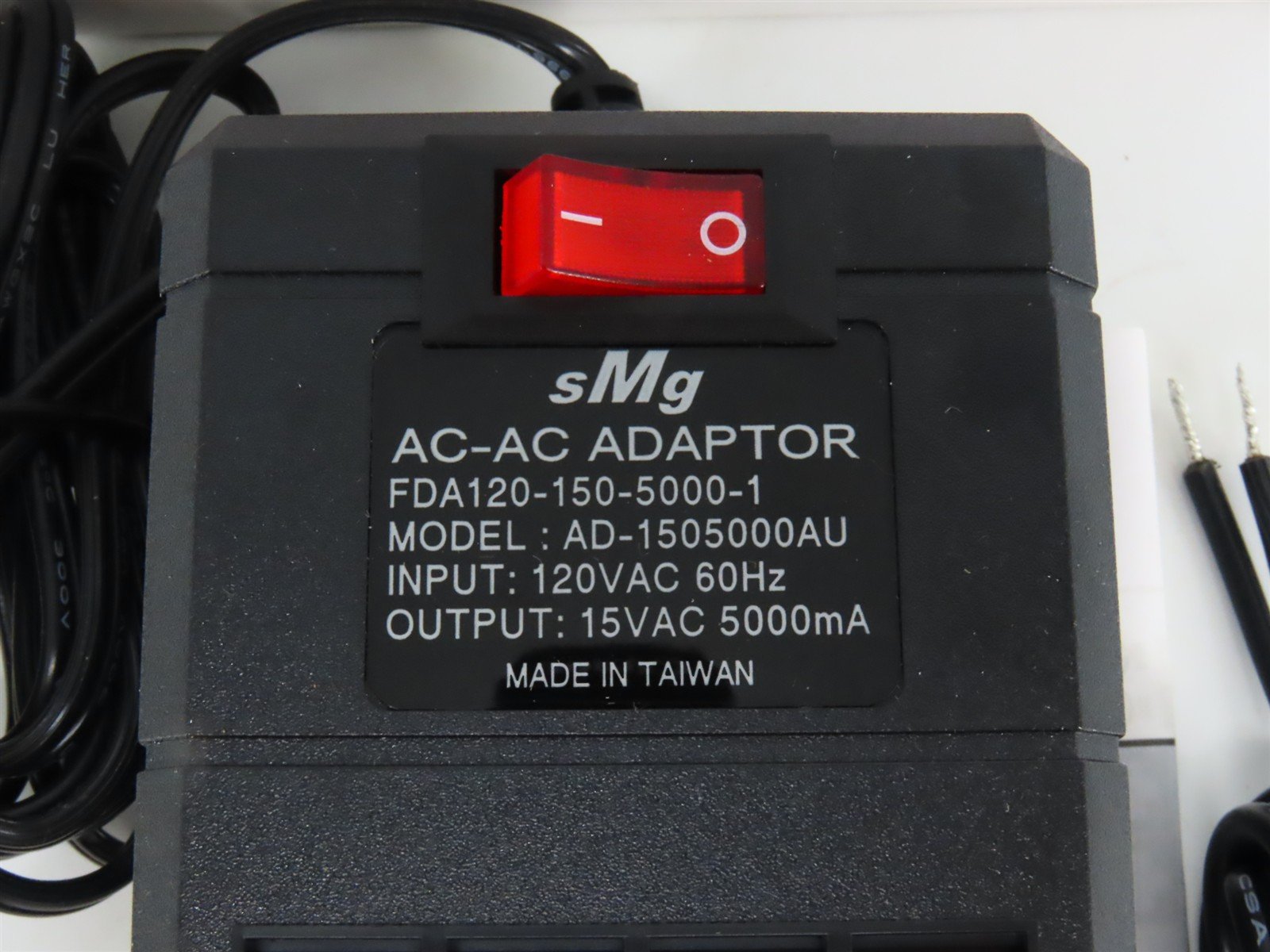 NCE #05240215 P515 AC/AC Adapter Power Supply - 15V, 5000mA