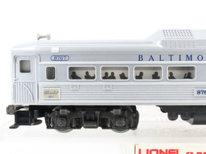 O27 Gauge 3-Rail Lionel 6-8767 B&O Budd RDC-1 Rail Diesel Car - Unpowered