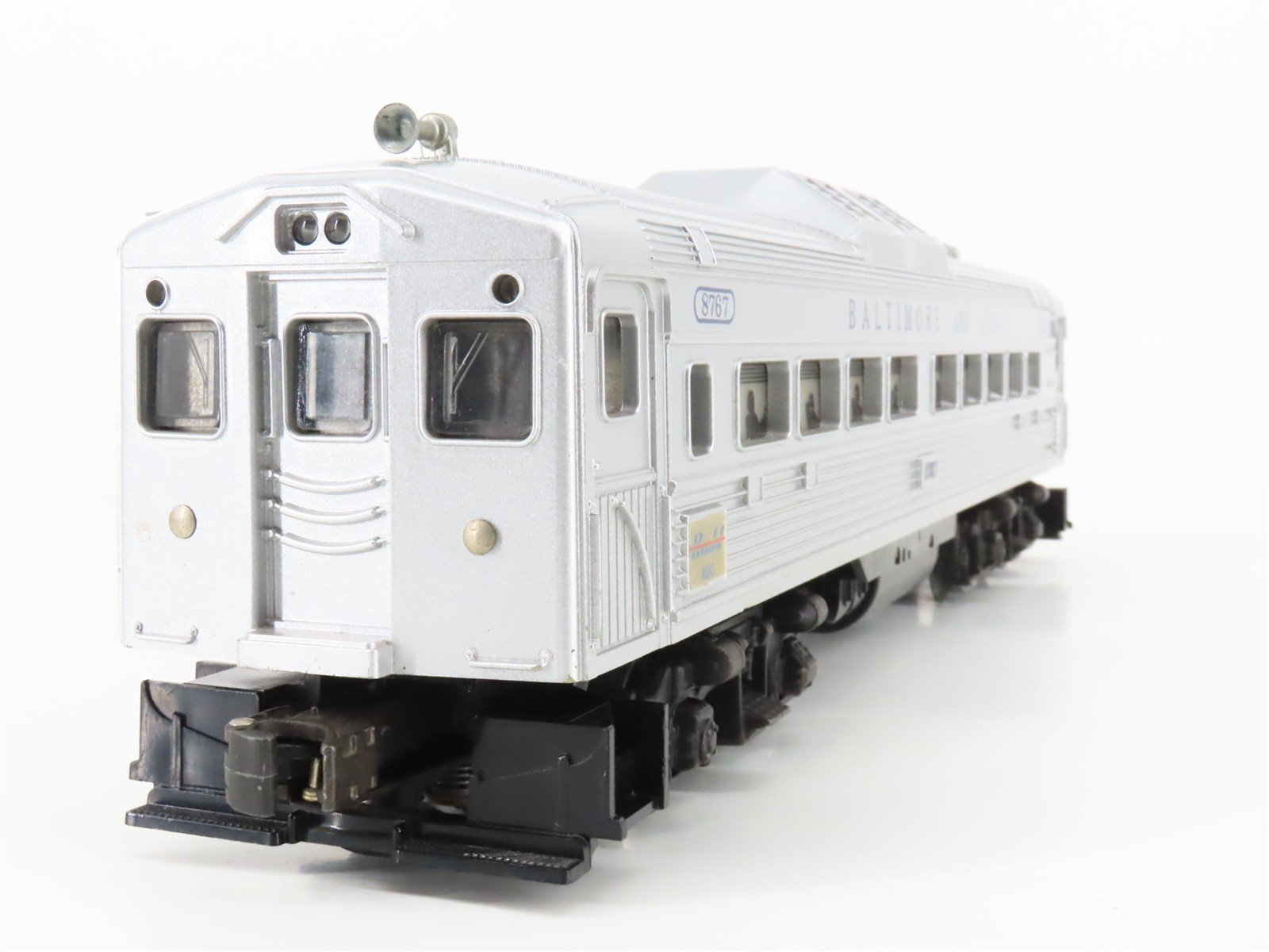 O27 Gauge 3-Rail Lionel 6-8767 B&O Budd RDC-1 Rail Diesel Car - Unpowered
