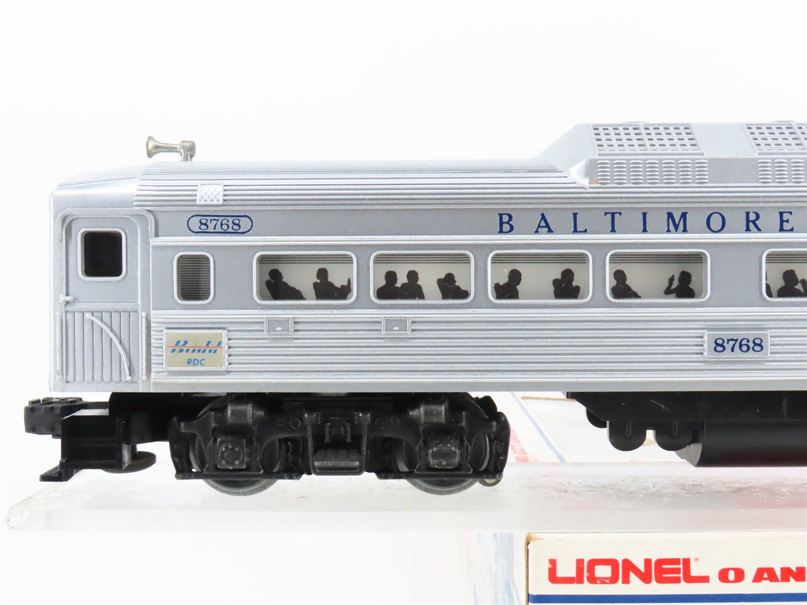 O27 Gauge 3-Rail Lionel 6-8768 B&O Budd RDC-1 Rail Diesel Car - Unpowered