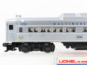 O27 Gauge 3-Rail Lionel 6-8768 B&O Budd RDC-1 Rail Diesel Car - Unpowered