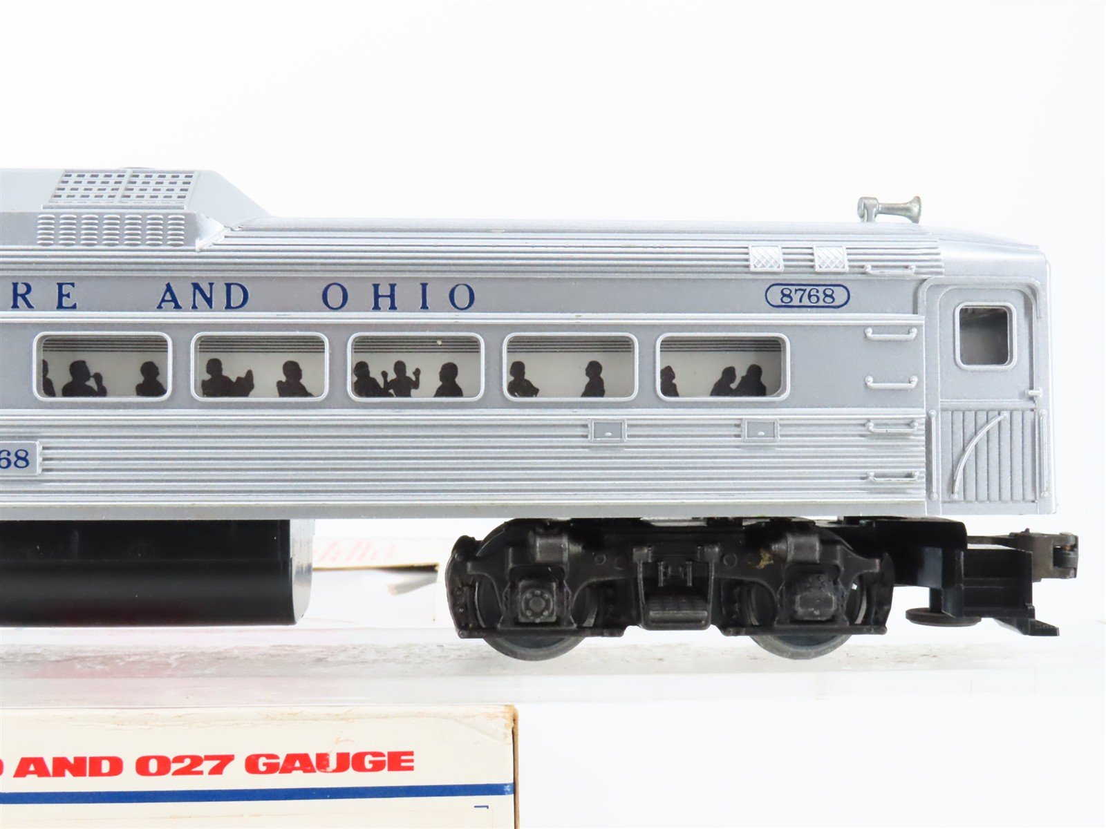 O27 Gauge 3-Rail Lionel 6-8768 B&O Budd RDC-1 Rail Diesel Car - Unpowered