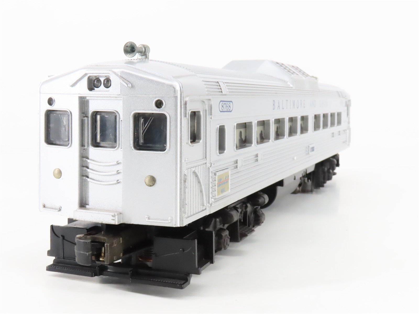 O27 Gauge 3-Rail Lionel 6-8768 B&O Budd RDC-1 Rail Diesel Car - Unpowered