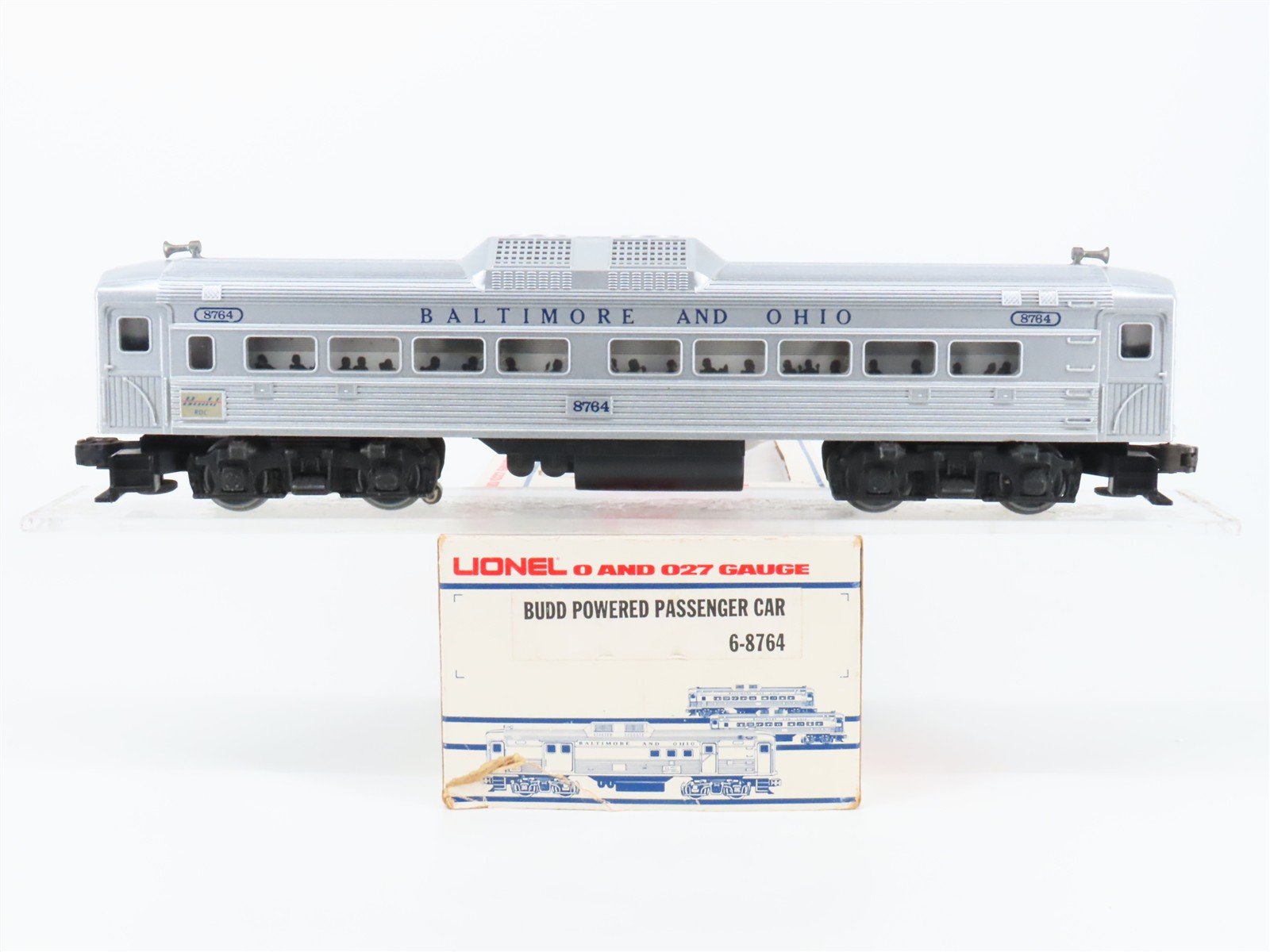 O27 Gauge 3-Rail Lionel 6-8764 B&O Baltimore & Ohio Budd RDC-1 Rail Diesel Car