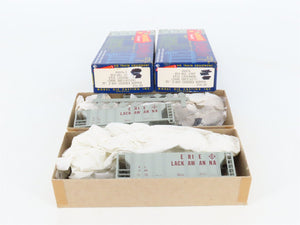 LOT of 2 HO Roundhouse Bev-Bel MDC Kits EL Erie Lackawanna 35' 2-Bay Hoppers