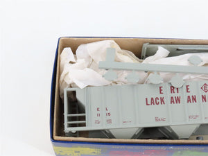 LOT of 2 HO Roundhouse Bev-Bel MDC Kits EL Erie Lackawanna 35' 2-Bay Hoppers