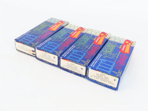 LOT of 4 HO Scale Roundhouse Bev-Bel MDC Kits PRR Pennsylvania 35' 2-Bay Hoppers