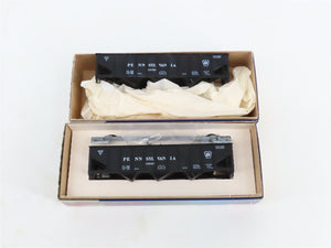 LOT of 12 HO Roundhouse MDC Kits 1538 PRR Pennsylvania Railroad 3-Bay Hoppers