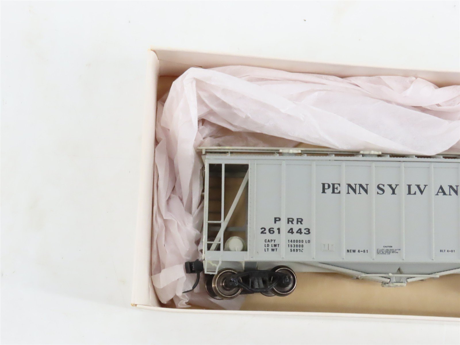 LOT of 3 HO E&B Valley B&O/PRR General American Airslide Covered Hoppers