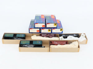 LOT of 5 HO Scale Roundhouse MDC Kits NYSW/ERIE/ATSF/SOO Hoppers & Box Cars