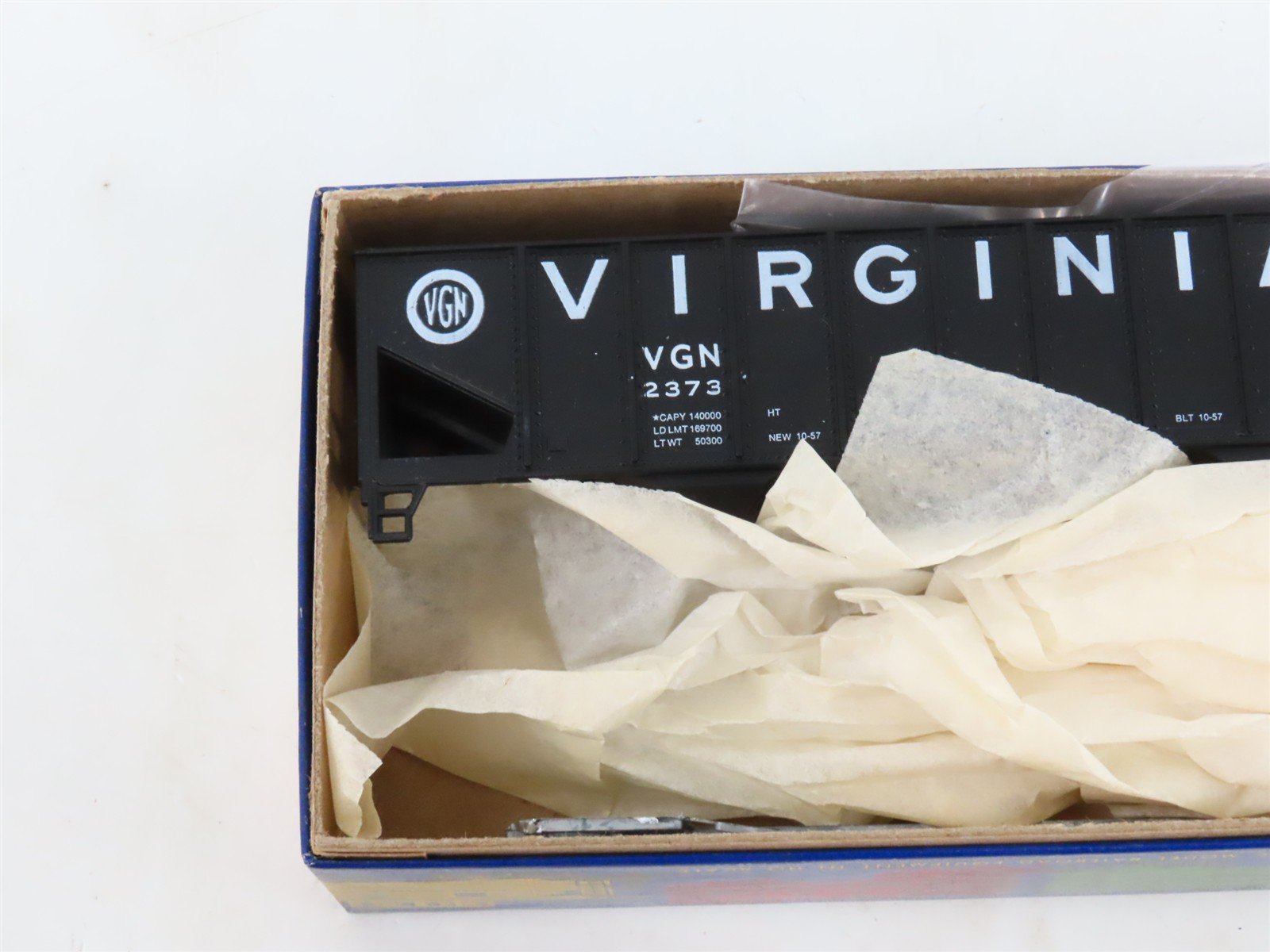 LOT of 4 HO Scale Roundhouse MDC Kits 1489 VGN Virginian 3-Bay Open Hoppers
