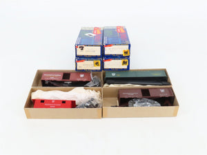 LOT of 4 HO Roundhouse MDC Kits PRR Pennsylvania Reefer, Caboose, & Box Cars