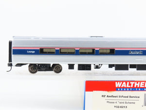 HO Walthers 932-6213 AMTK Amtrak Ph. 4 Amfleet II Food Service Lounge Passenger