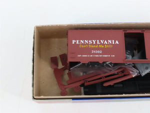 LOT of 4 HO Scale Roundhouse MDC Kits 1042 PRR Pennsylvania 40' Box Cars