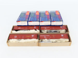 LOT of 4 HO Scale Roundhouse 3rd Rail Graphics MDC Kits 11701 PRR 50' Box Cars