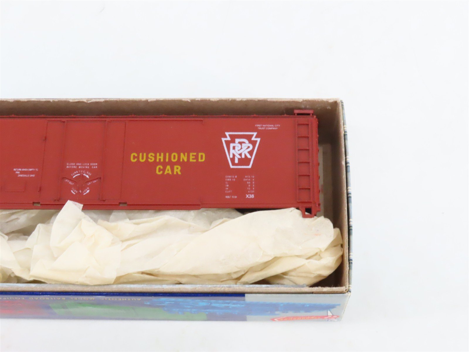 LOT of 4 HO Scale Roundhouse 3rd Rail Graphics MDC Kits 11701 PRR 50' Box Cars